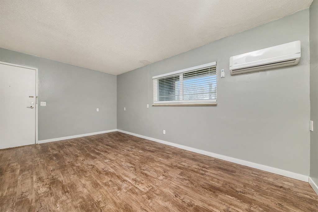 the living room of our studio apartment at university gardens