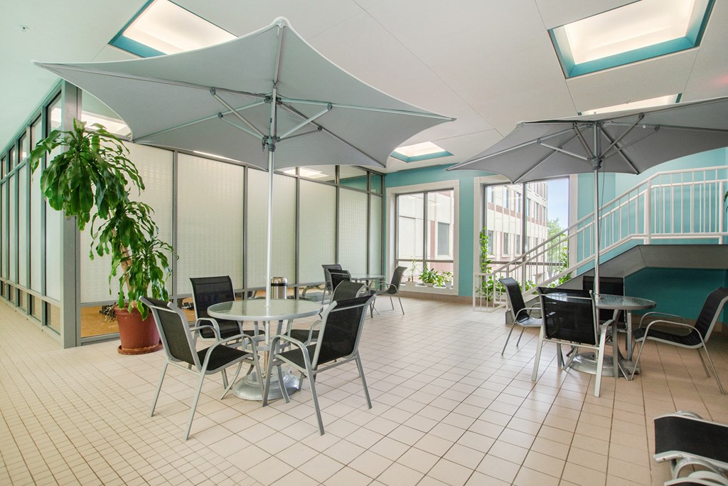 The Plaza Apartments in Grand Rapids, MI Sparkling Indoor Pool