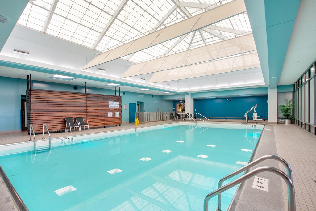 The Plaza Apartments in Grand Rapids, MI Sparkling Indoor Pool
