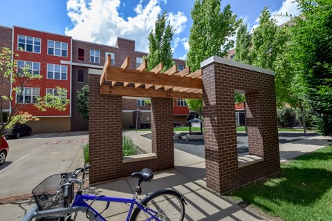 Longfellow Lofts community bike storage