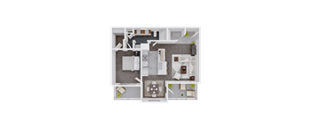 a floor plan of a house