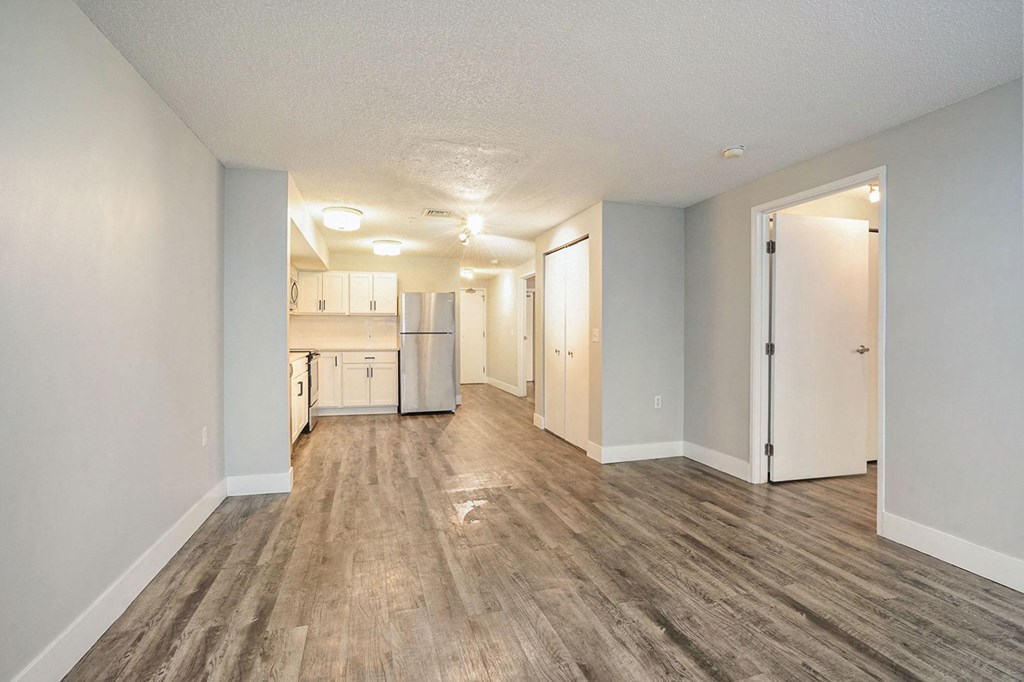 The Lofts Apartments In Grand Rapids, MI Spacious Dining Room with Hardwood Floors