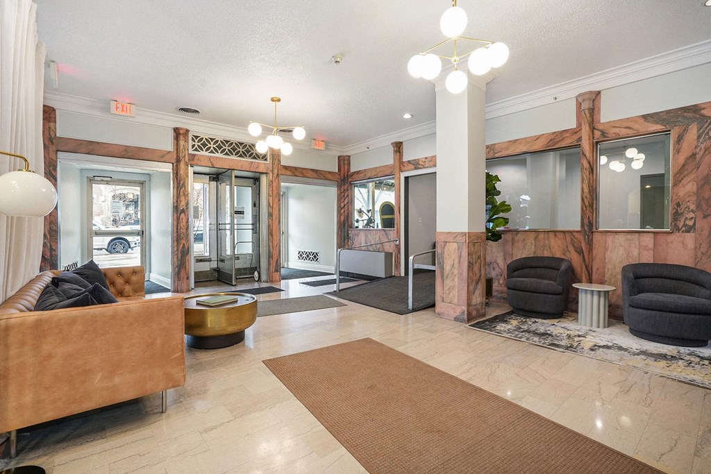 the lobby at the callaway house austin