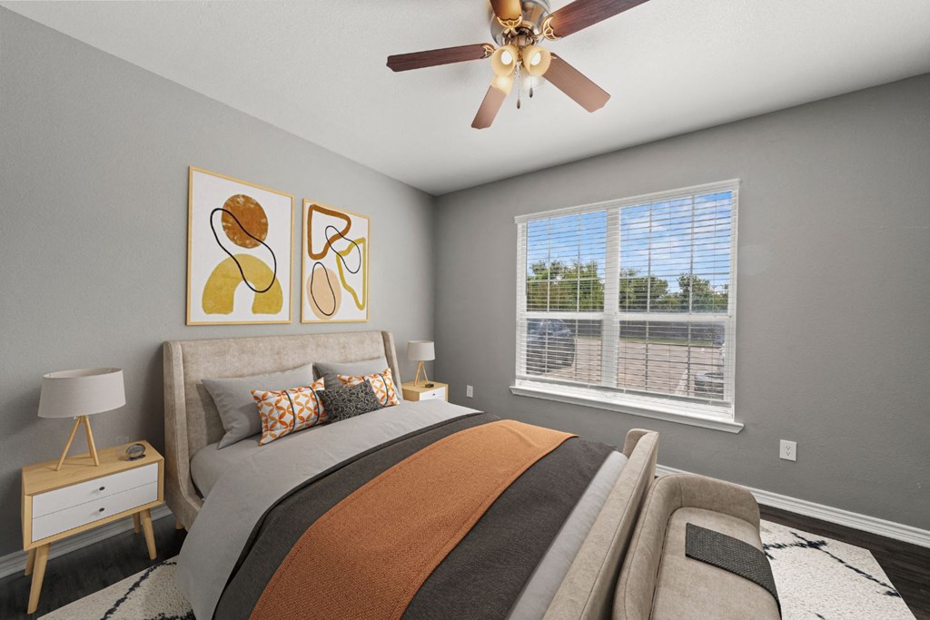 Renovated Style 1 Bedroom Staged