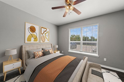 Renovated Style 1 Bedroom Staged