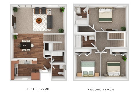 a floor plan of a two bedroom apartment with two bathrooms and a balcony