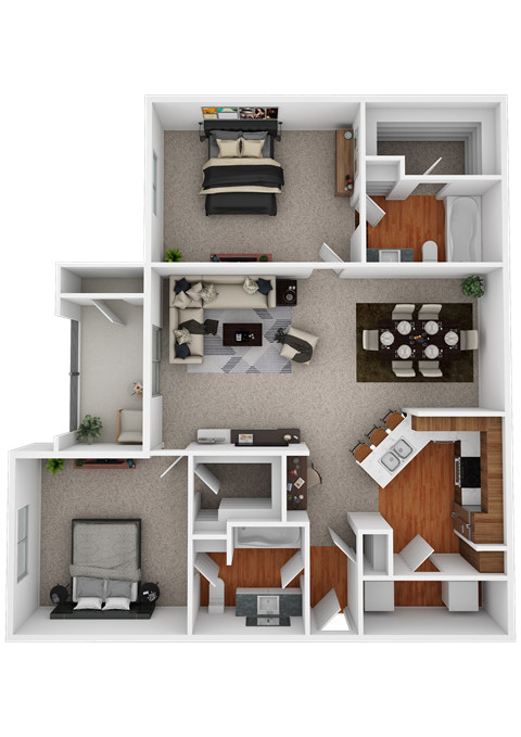 the bungalow floor plan 1x1 floor plan, transparent png download