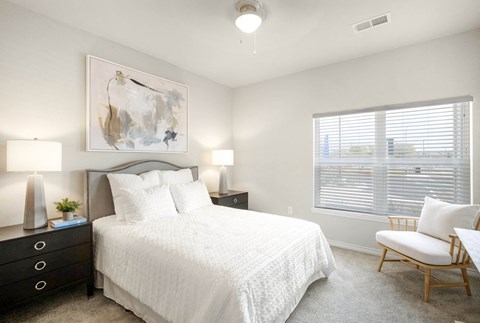 The Inn At Westover Hills Model Apartment Bedroom
