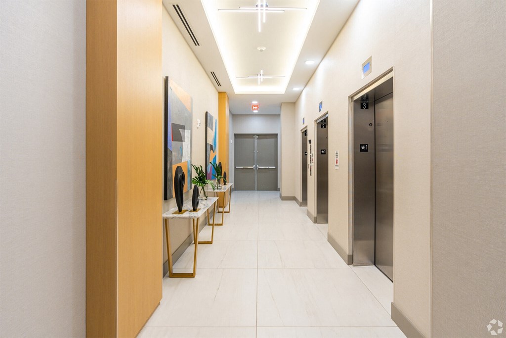 Lobby at Douglas Enclave, Miami, FL.