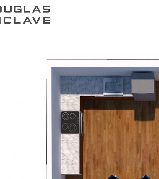 1 bed 1bath floor plan C 1 bed 1bath floor plan C at Douglas Enclave - Opening February 2023, Florida, 33125