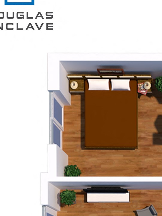 2 bed 2bath floor plan C 2 bed 2bath floor plan C at Douglas Enclave - Opening February 2023, Miami