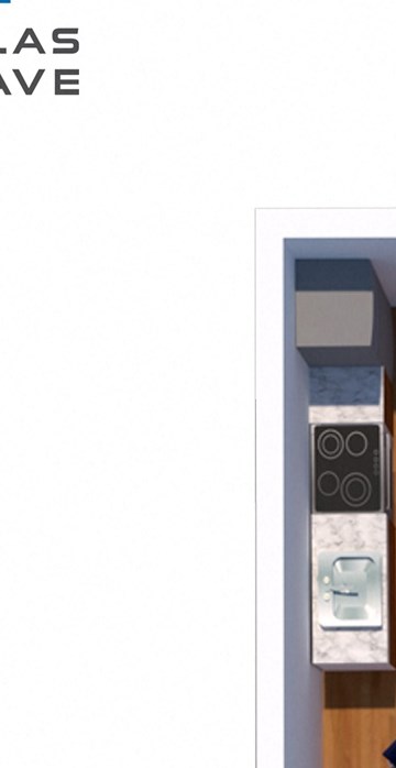 Studio 1 bath floor plan R Studio 1 bath floor plan R at Douglas Enclave - Opening February 2023, Miami, Florida