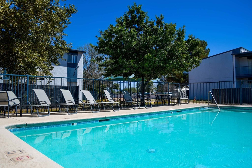 our apartments showcase an unique swimming pool