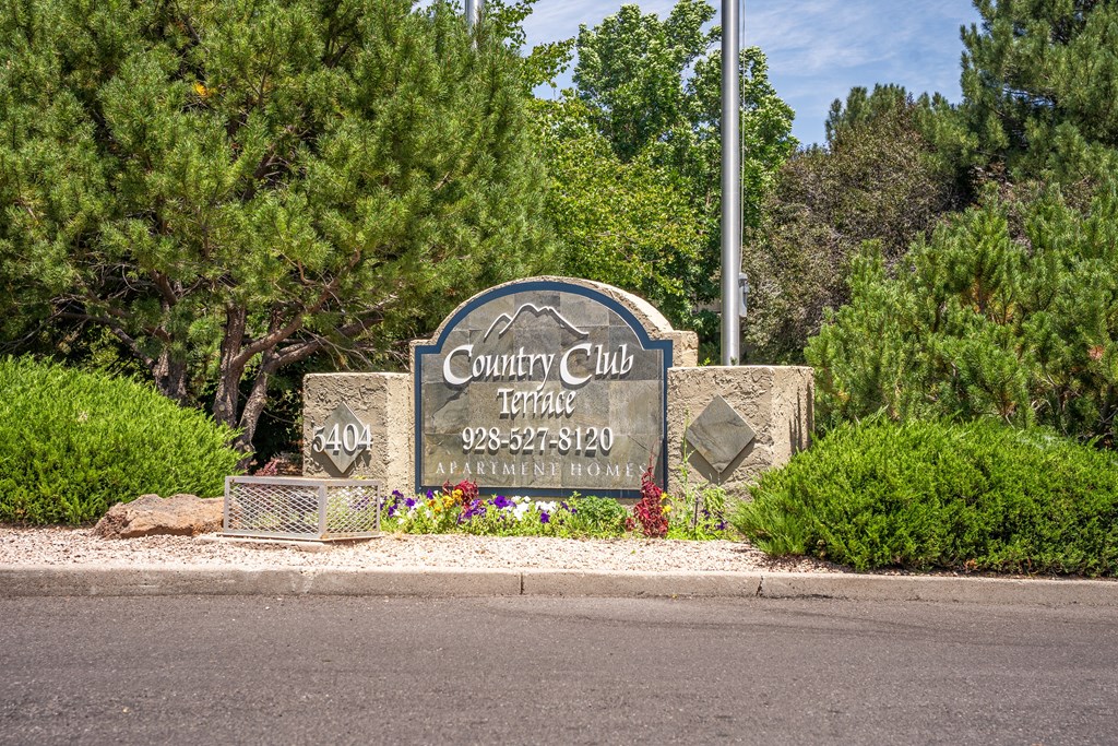 A sign for the Country Club in Tempe, Arizona.