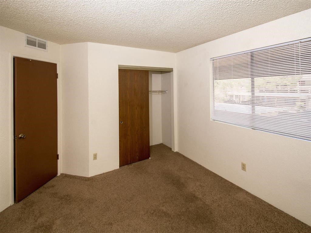 Bedroom With Closet at Mountain View Villa Apartments, Arizona