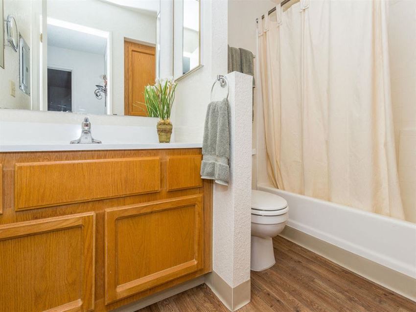 Bathroom With Bathtub Bathroom With Bathtub at Mountain View Villa Apartments, Arizona, 86326 - Photo Gallery