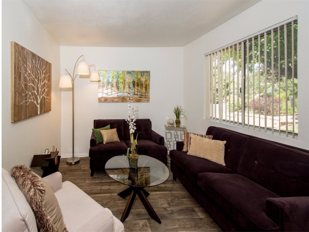 Living Room With Expansive Window at Country Club Terrace Apartments, Arizona, 86004