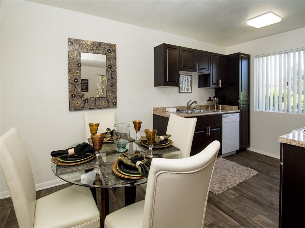 Fully Equipped Kitchens And Dining at Country Club Terrace Apartments, Flagstaff, AZ