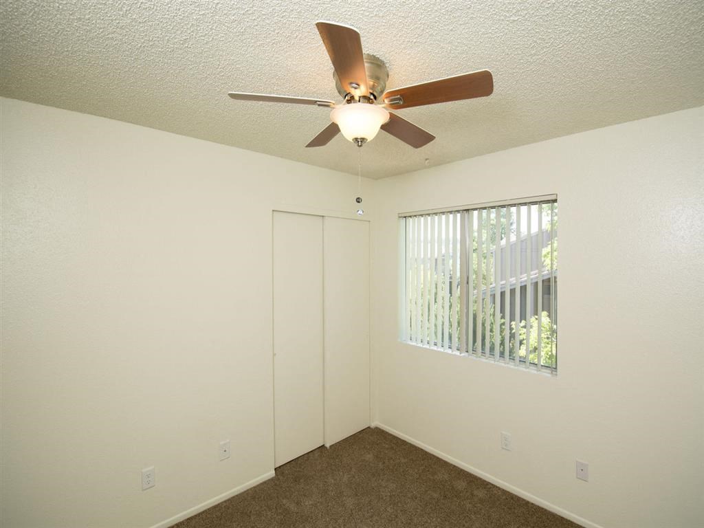 Lighted Ceiling Fan at Country Club Terrace Apartments, Flagstaff, Arizona