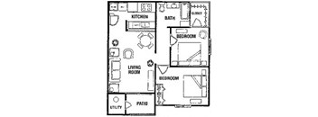 a floor plan of a house