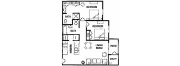 a floor plan of a house