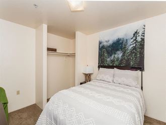 Bedroom With Closet at Highland Village Apartments, Arizona, 86001