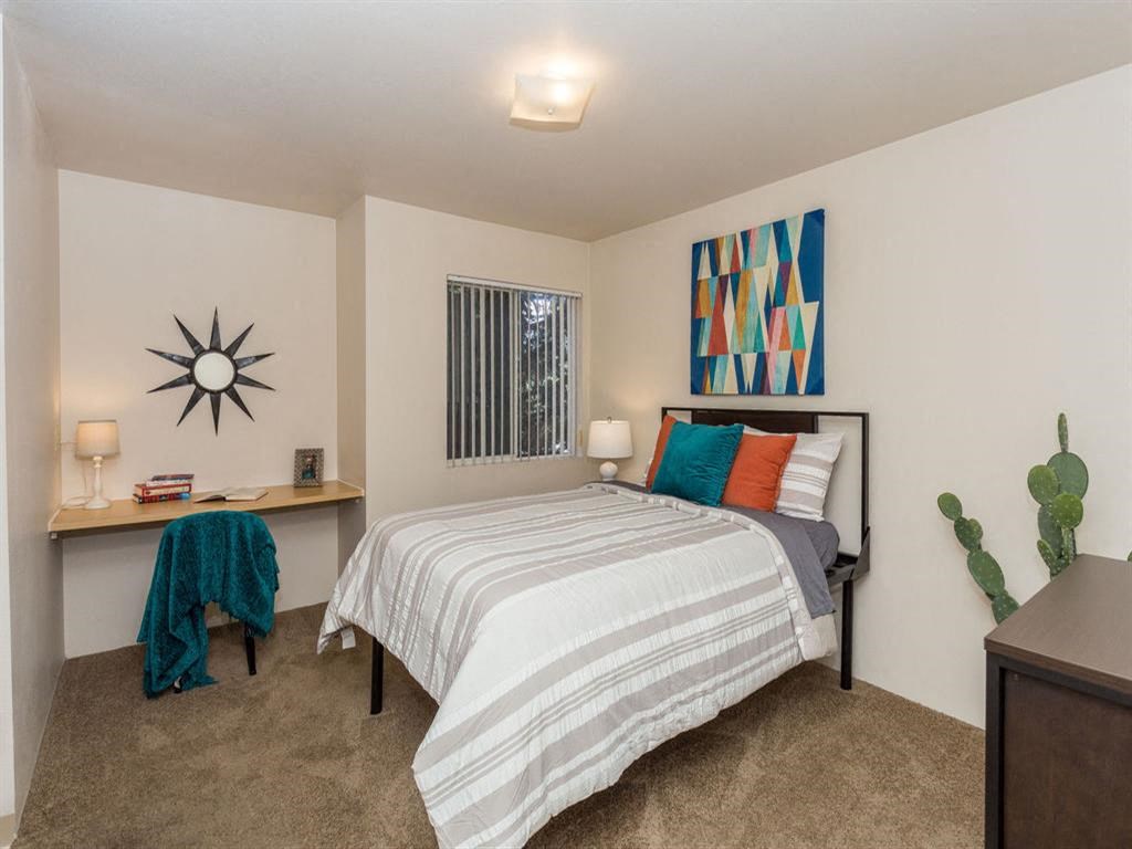 Beautiful Bright Bedroom at Highland Village Apartments, Flagstaff, AZ