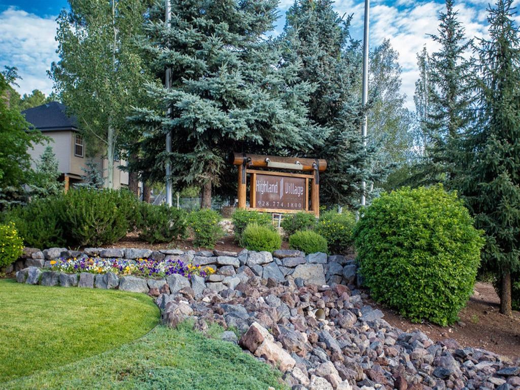 Property Signage at Highland Village Apartments, Flagstaff, 86001