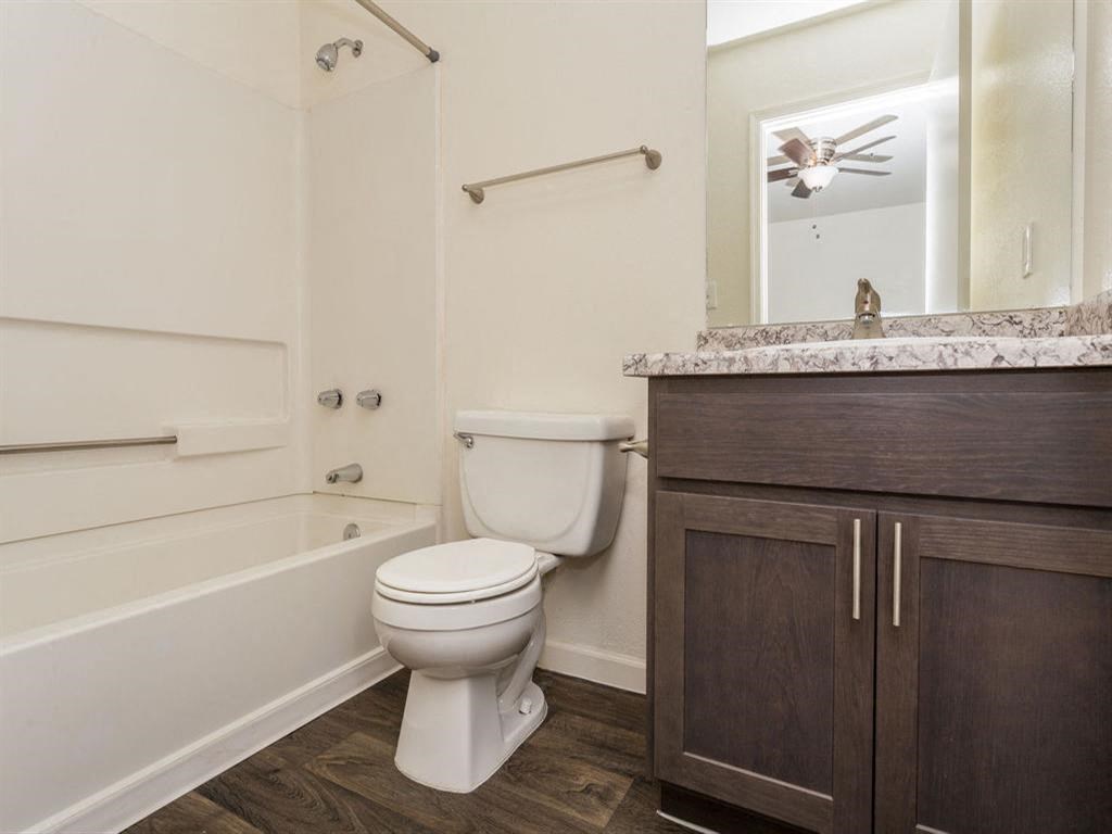 Spa Inspired Bathroom at Highland Village Apartments, Arizona