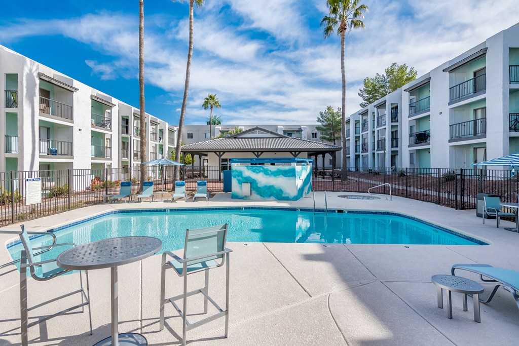 take a dip in our resort style swimming pool