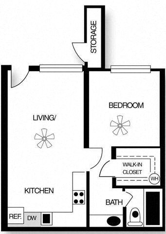 a floor plan of a small house