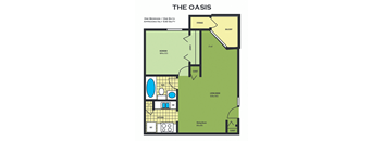 the oasis type a floor plan