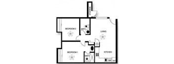 a floor plan of a house