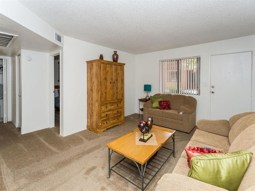 Classic Living Room Design at Butterfield Apartments, Flagstaff AZ 86004