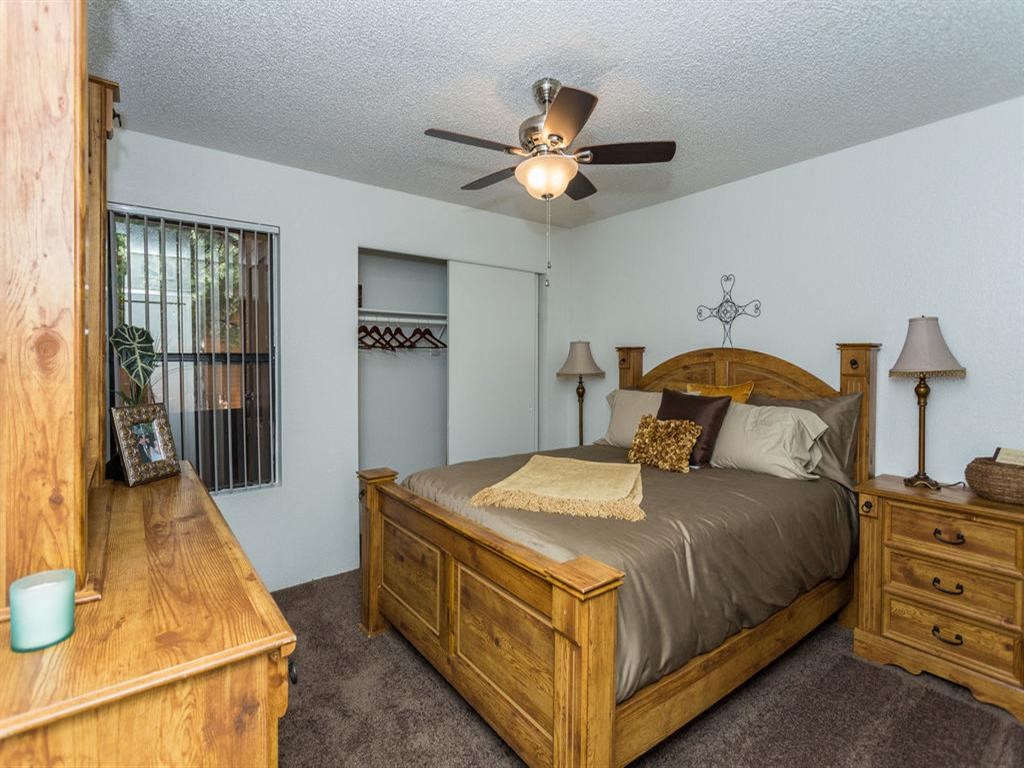 Bedroom With Closet at Butterfield Apartments, Flagstaff AZ 86004