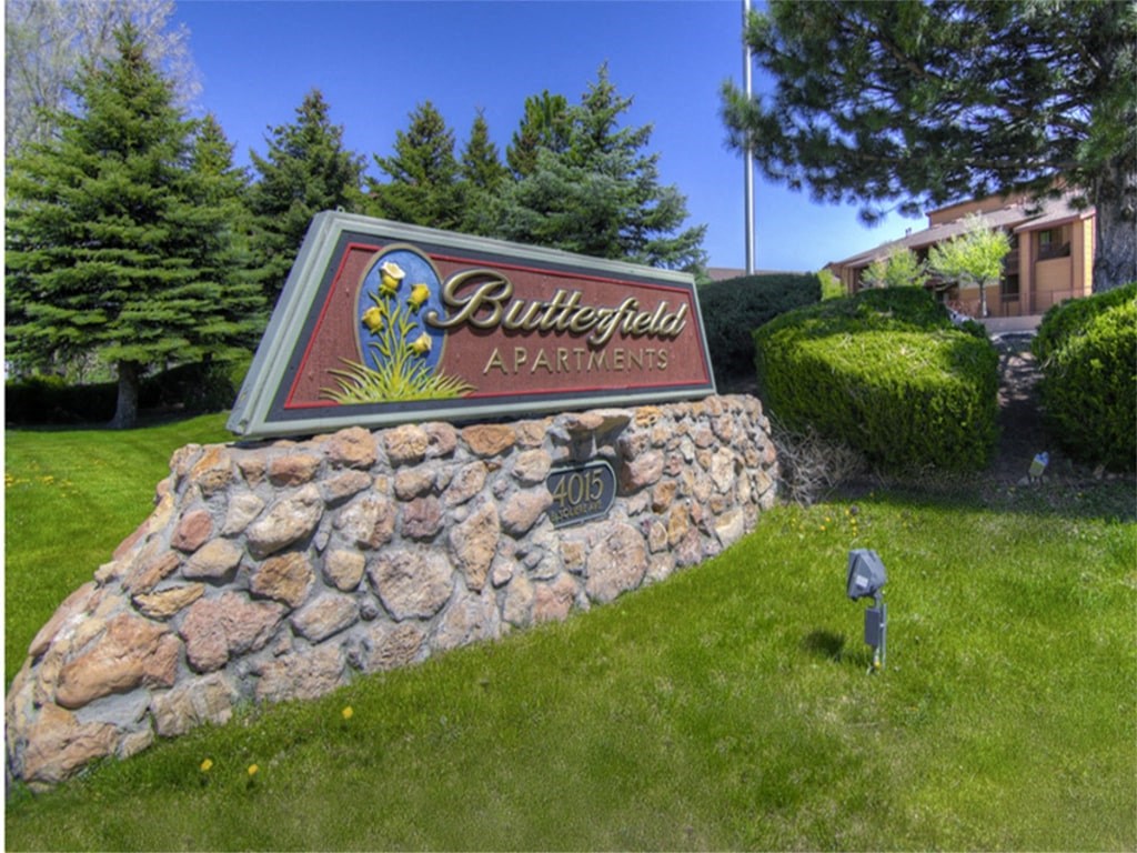 Property Signage at Butterfield Apartments, Flagstaff, AZ 86004