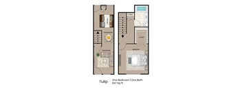 the tulsa apartments | clubhouse floor plan