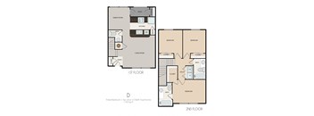 3 bed 2.5 bath (D)