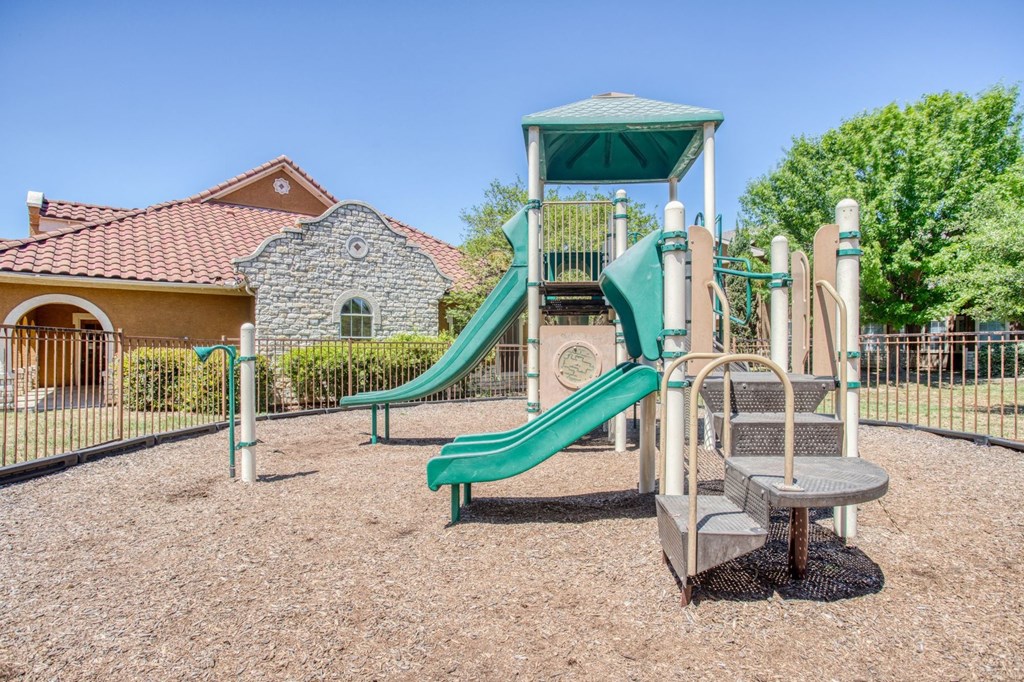 our apartments have a playground for your kids to play