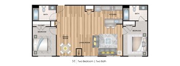 M Floor Plan at Oxoboxo Lofts, Uncasville  