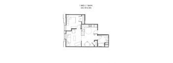 Floorplan 203, 303, 403