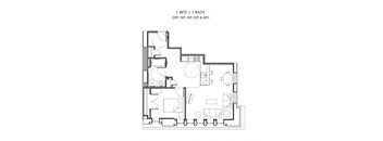 Floorplan 209, 309, 409, 509, 609