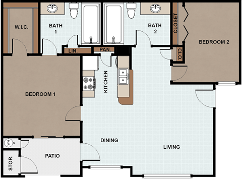 3817 S. Veterans Blvd 2-3 Beds Apartment, Affordable for Rent - Photo Gallery 9