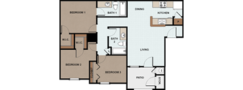 3 Bedroom 2 Bath