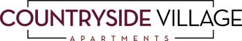 The image is a logo for Countryside Village Apartments.