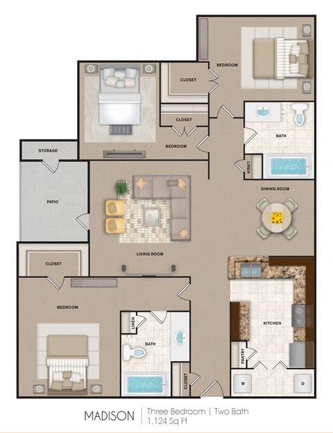 5350 W. Military Drive 1-3 Beds Apartment, Affordable for Rent - Photo Gallery 20