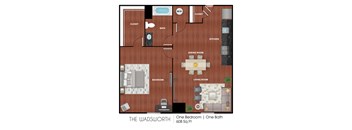 The Wadsworth 1 Bedroom 1 Bathroom