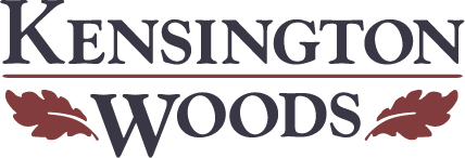 The image is a logo of Kensington Woods.