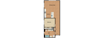 1 Bed 1 Bath C Large