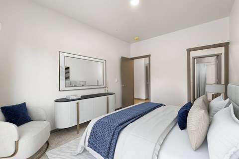Red Cedar Master Bedroom Furnished